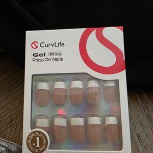 Gel Press On Nails - Brown